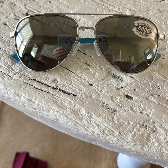 Costa Shiny Silver Mirror polarized sunglasses - Picture 12 of 15